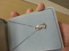 Gold/diamond pendant necklace