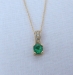 Emerald Pendent w Chain