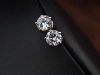 Over 1 ct Genuine Diamond Stud Earrings Screwback 14k