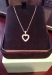 Tiffany & co diamond  platinum heart