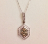 14k Brown Diamond Necklace